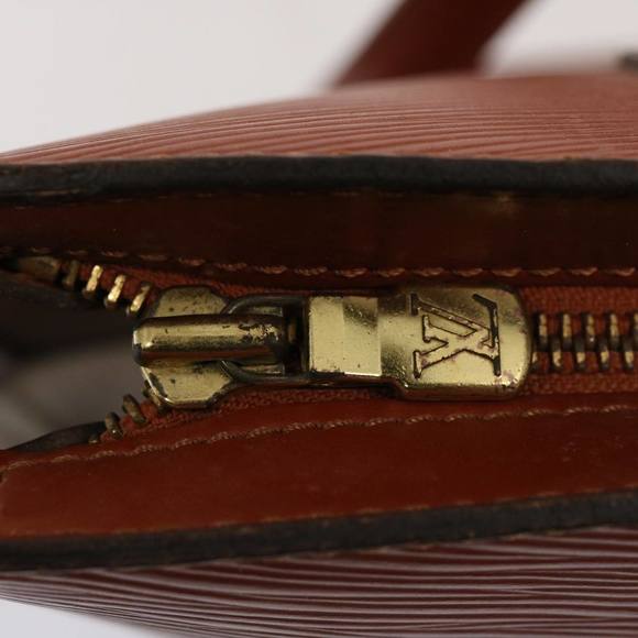 LOUIS VUITTON Epi Saint Jacques Shopping Shoulder Bag Brown M52263 LV Auth 76529 - Picture 10 of 16